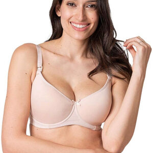 Seraphine Nursing T-Shirt Bra Nude 32B – Smooth Molded Cups